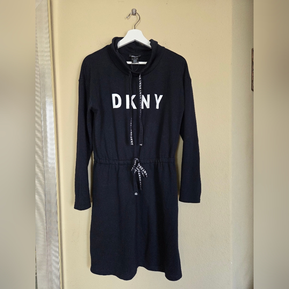 DKNY Black Sweater Dress